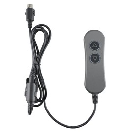 MineCtrl 2 Button 5 Pin Prong Hand Control Handset Remote with USB and Backlight for Lift Chairs Power Recliners