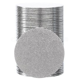 CleverDelights 0.75" Round Stamping Blanks - 25 Pack - 22GA (.025") Aluminum Discs - 3/4 Inch Diameter