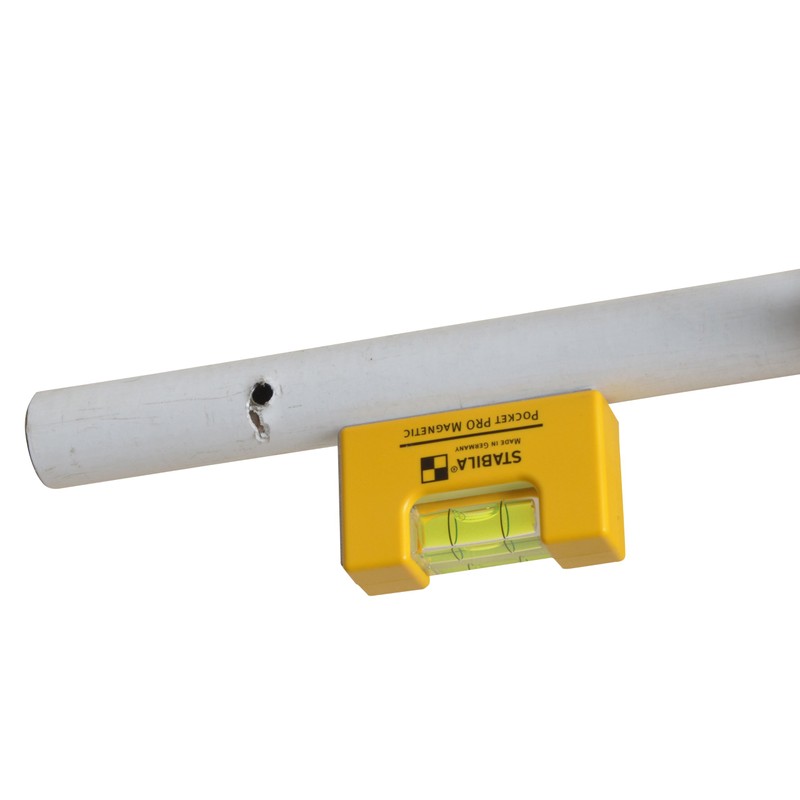 STABILA Pocket PRO Magnetic mini spirit level with belt clip,