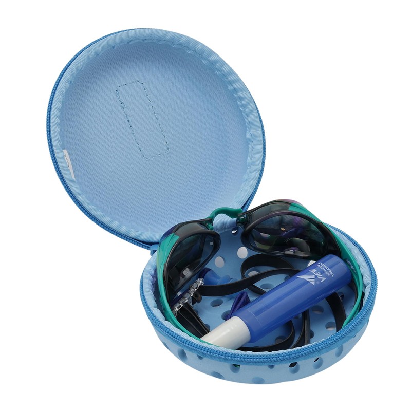 VIEW Swimming Goggles Case with Carabiner, Swimming Goggle Protection, Breathable,