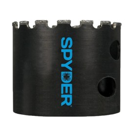 Spyder 2-Inch Diamond Edge Hole Saw Bit, for Glass, Tile, Marble, Granite, Cement Board, Masonry and More (600860)
