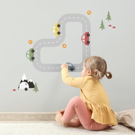 Teddylabels - Cars Decals - Easy-to-Apply & Removable Wall Stickers: Transform Your Toddlers Bedroom with Durable, Vibrant Peel-and-Stick Wall Decor – Stickers for Kids
