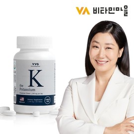 Vitamin Village American Imports The K Potassium Potassium 1 Box 1 Month / 비타민마을 미국직수입 더 케이 칼륨 포타슘 1박스 1개월분