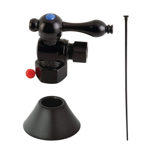 Kingston Brass CC43100TKF20 Trimscape Toilet Trim Kit, Matte Black