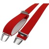 Harrys-Collection Men's Braces 4 Extra Strong Clips Single Colour -