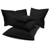 npluseins Twin Pack Cotton Cushion Covers - Modern Home Decor