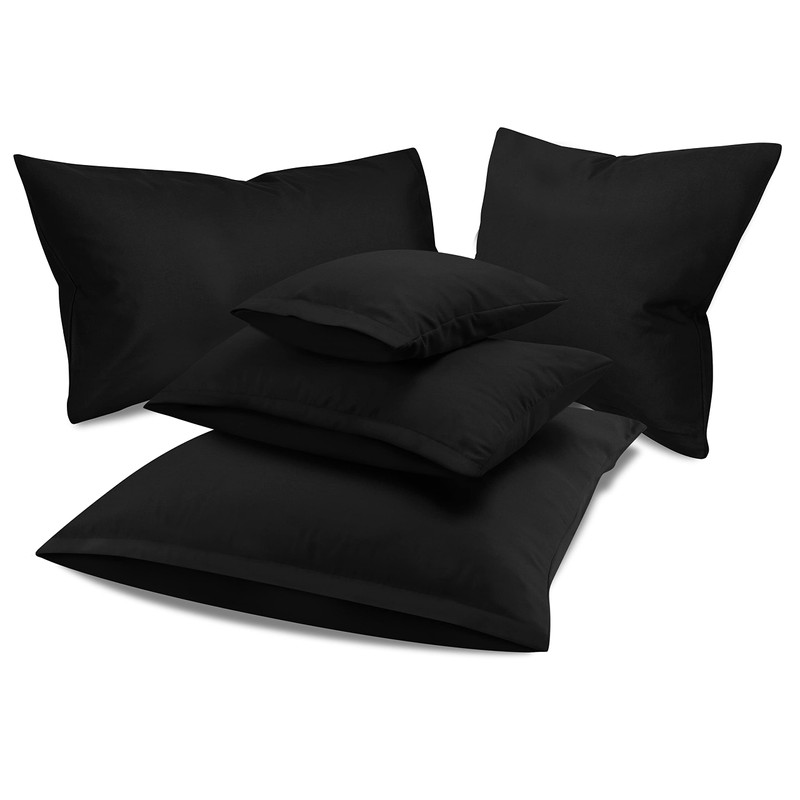 npluseins Twin Pack Cotton Cushion Covers - Modern Home Decor