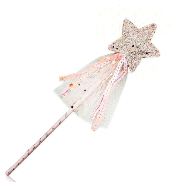 Princess Wand, Angel Fairy Wand Glitter Star Wand Star Fairy