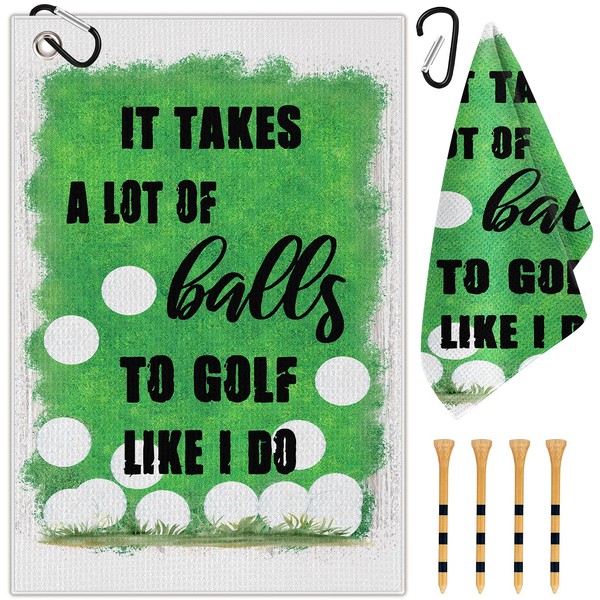 OffiEase Funny Golf Towel Accessories Sports Gym Sweat Towels for