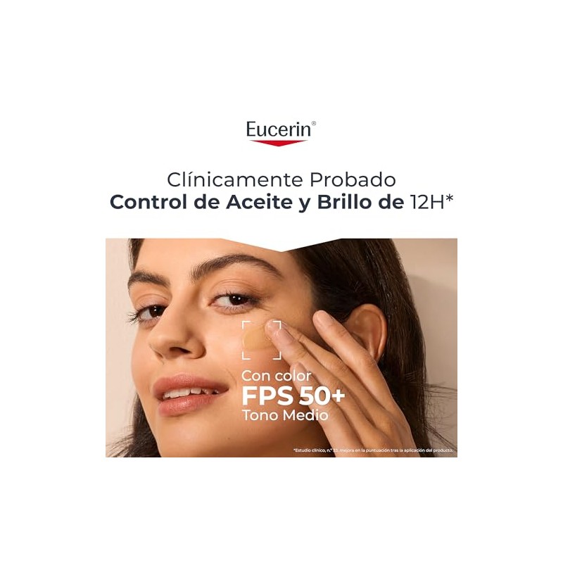 Eucerin Eucerin Sun Oil Control Fps 50+ Tono Medio 50Ml