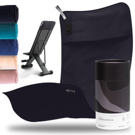 nujë Fitness Towel with Microfibre Bag I with Gift Packaging I Sports Towel Gym I Extra Large & with Envelope for All Devices I Gym Towel I Gym Towel