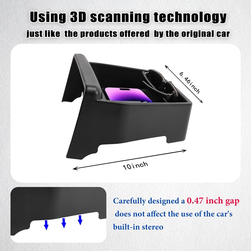 Neepiar 4PCS Center Console Organizer Compatible with 2023 2024 2025