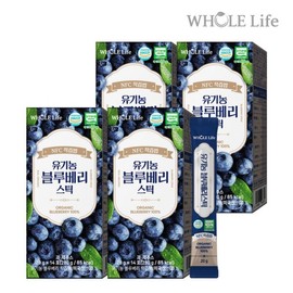 Hollife 홀라이프 유기농 블루베리스틱 14포 x 4박스 Holife Organic Blueberry Stick 14 Pouches x 4 Boxes