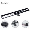 YnGia Wanted Car Stickers Led Car Sign Cool Car Glow