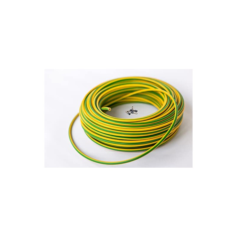 H07V-K Earth Cable 4 mm² – Green/Yellow – Wire Cable