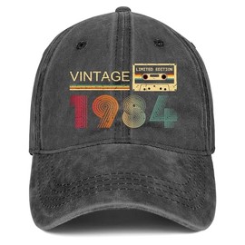 40th Birthday Gifts Women Men 1984 Hats Vintage 1984 Baseball Cap 40th Birthday Gifts for 40 Year Old Woman Mens