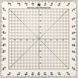 Weems & Plath Marine Navigation Square Protractor (13cm )