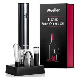 Mueller Electric Wine Opener Set- Rechargeable Brand New In Box! Reg $60.00