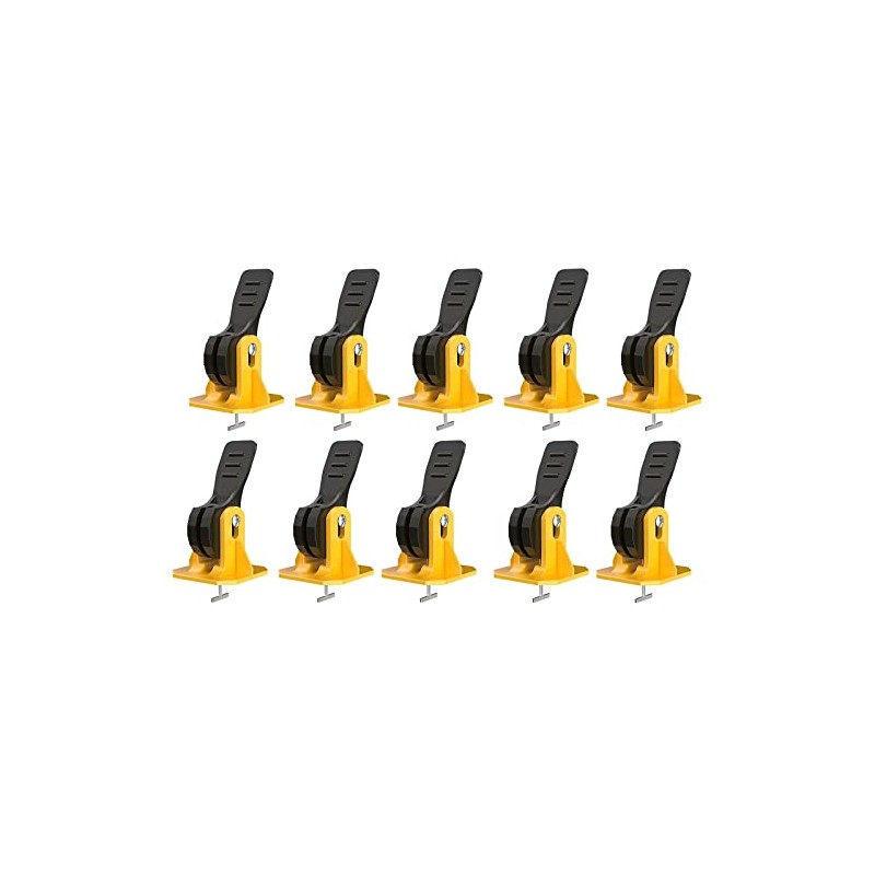 10-piece reusable tile levelling system, tile levelling system, tile levelling