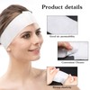 30Pcs Disposable Spa Headband for Women, Non-Woven Stretch Skincare Facials