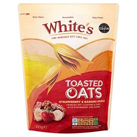 White's Toasted Oats Strawberry & Banana Crunch 500g