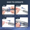 ELEGCOV Nail Drill for Acrylic Nails Professional, 2025 Upgrade Rechargeable