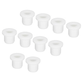 MECCANIXITY 30Pcs T Type Rubber Grommet Mount Dia 9mm (12x5x11mm) Seal Protection Flexible Hole Plugs for Cable Pipe White