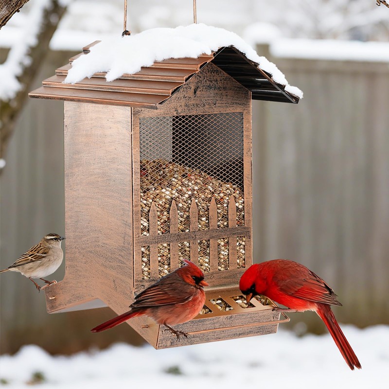 Samhe Large Bird Feeder, Extra Large 8 Lbs Capacity with