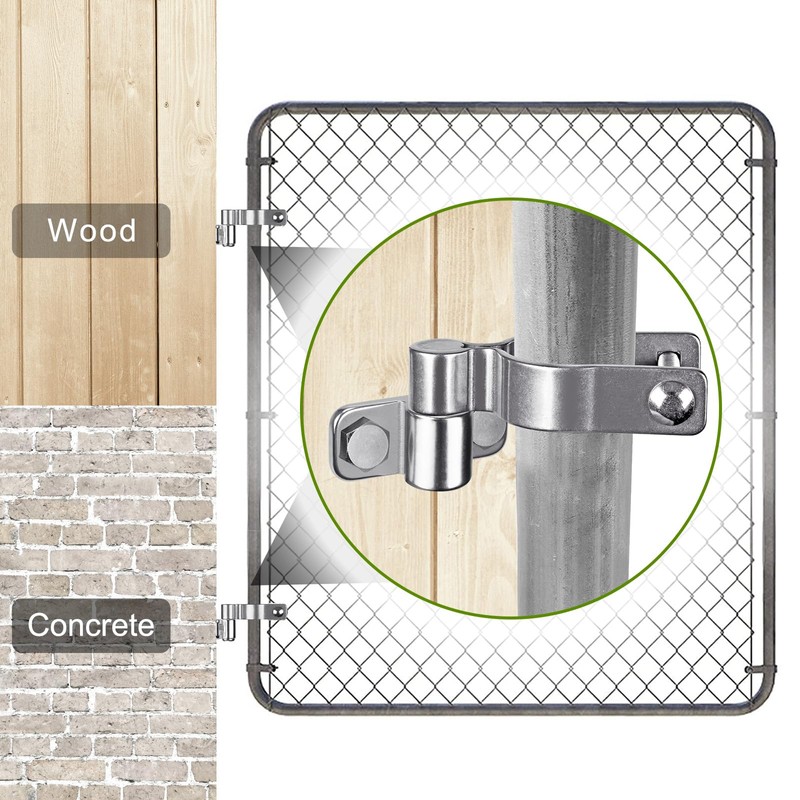 Insaga Wall Mount Fence Gate Hinge Heavy Duty Farm Gate
