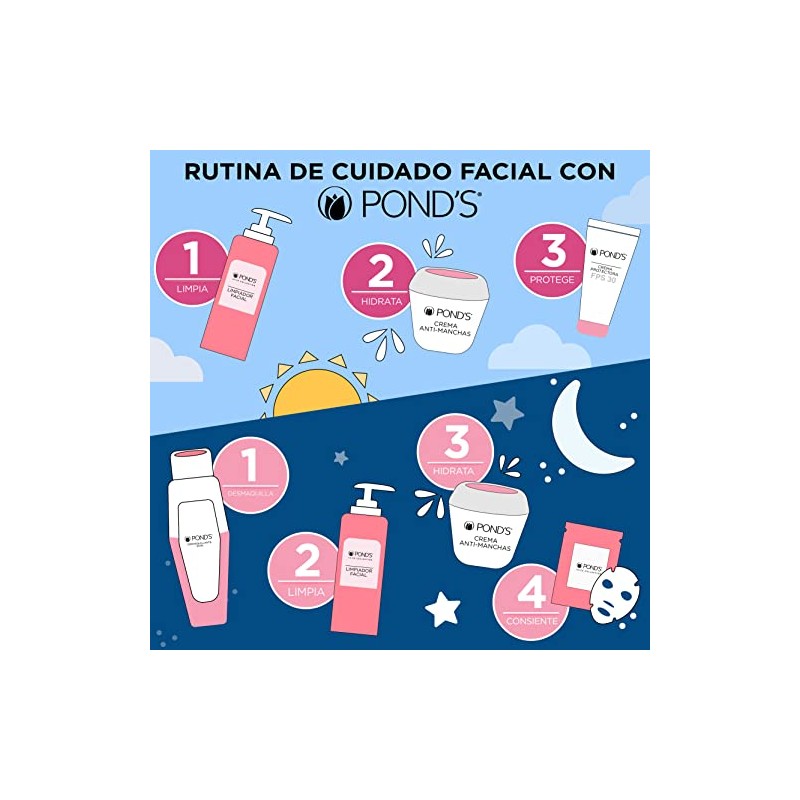 Ponds Crema Facial Anti-manchas Clarant B3 con SPF15 200 g