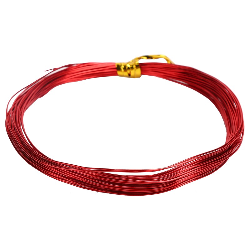8 Rolls 0.6‑3mm DIY Jewelry Beading Wire Aluminum Craft Wire