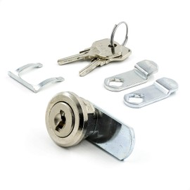 BURG Lever Lock Set 8 mm Different Locking (Universal Cylinder, Letterbox Lock, Furniture Lock, Cabinet Lock)