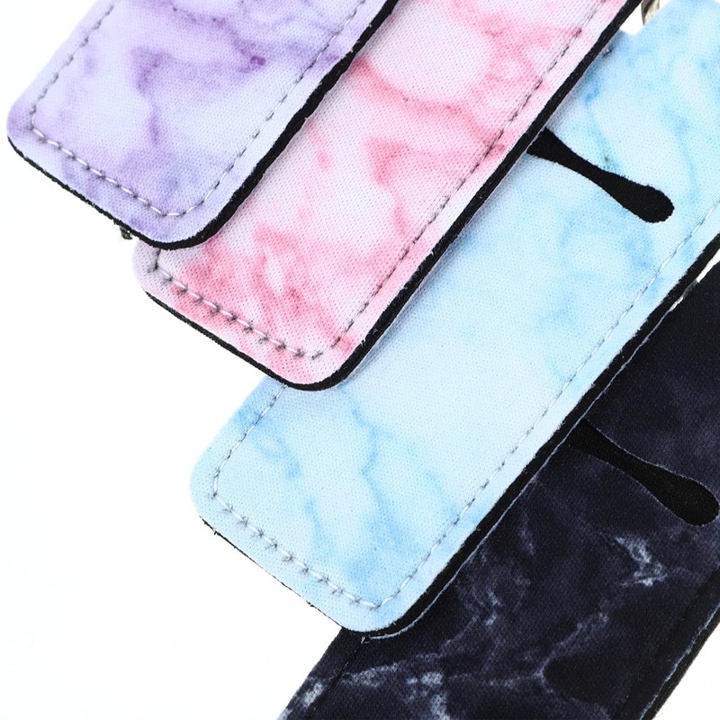 [LIFKOME] 4pcs Lipstick Bag Neoprene Key Holder Hanging Neck Lipstick