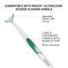 Listerine Ultraclean Access Flossers Disposable Heads Fresh Mint Crystals 28