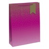 Eurowrap Pink Ombre Gift Bag with Gold Stars Birthday Mothers