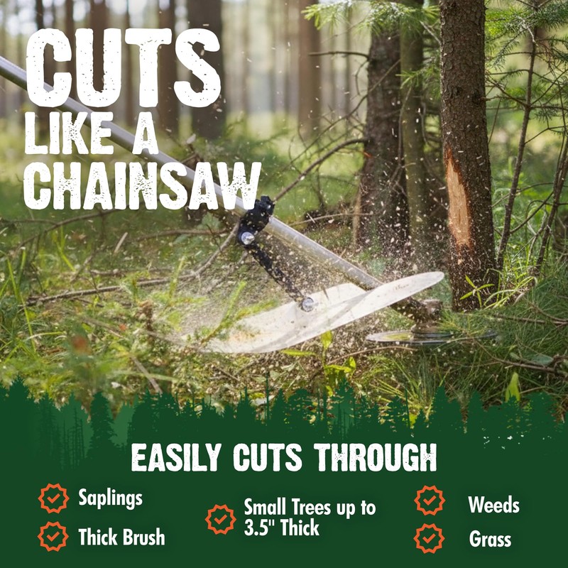 Forester Chainsaw Brush Cutter Blade + File Set - 9in