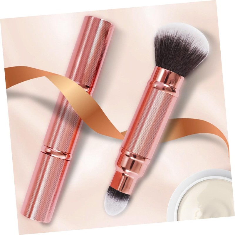 Beavorty Retractable Dual Ended Makeup Brush Concealer Brush Foundation Women's