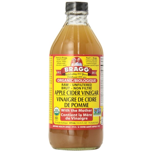 Bragg Organic Raw Apple Cider Vinegar, 473ml - Glass Bottle