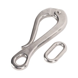 Quick Release Pelican Hook Shackle Sailing Boat Yacht, Stainless Steel Yacht Hook and Eye with Quick Release Link Yacht Hook Marine Boat Hardware