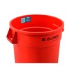 Global Industrial 32 Gallon Garbage Can, Red, No Lid