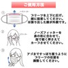 iiもの本舗 (Iimono Honpo) Triple Layer Pleated Mask, Mouth Space Dome