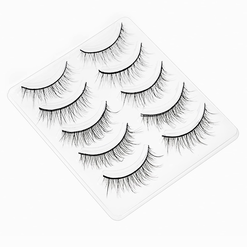 False Eyelashes, Natural, Popular, Upper Eyelashes, Short, Thick, Popular Black