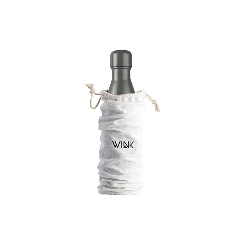 WINK Stainless Steel Thermos Flask with Cotton Bag Thermos Flask