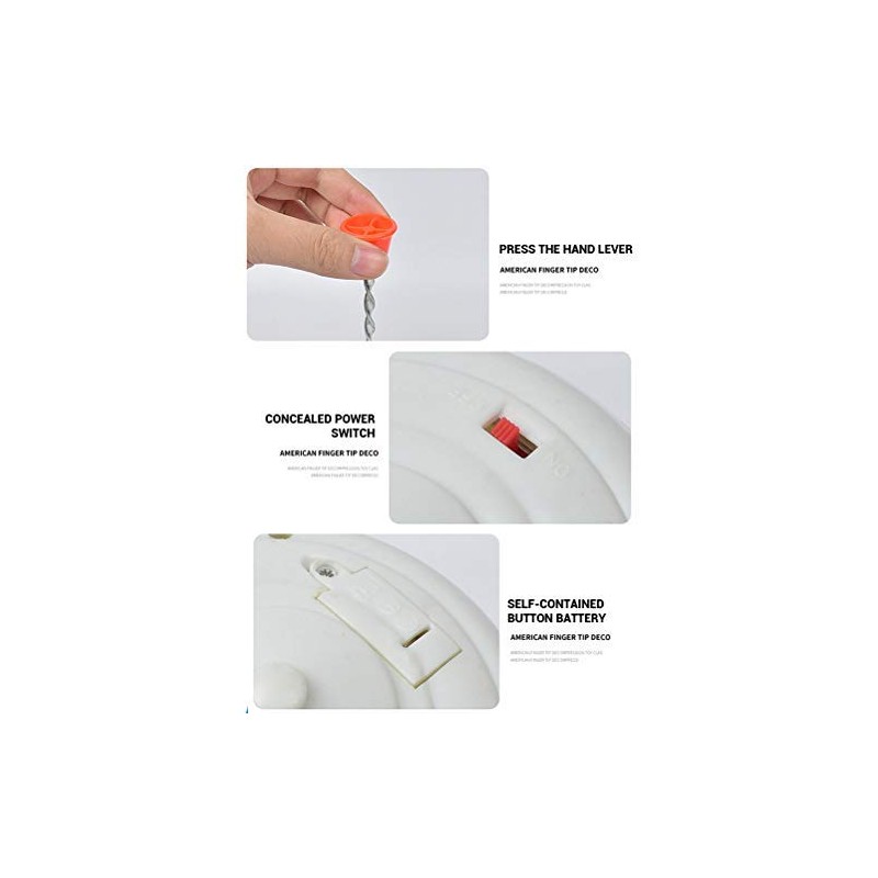 Push Down Spinning Top Toy with LED and Music Peg-top