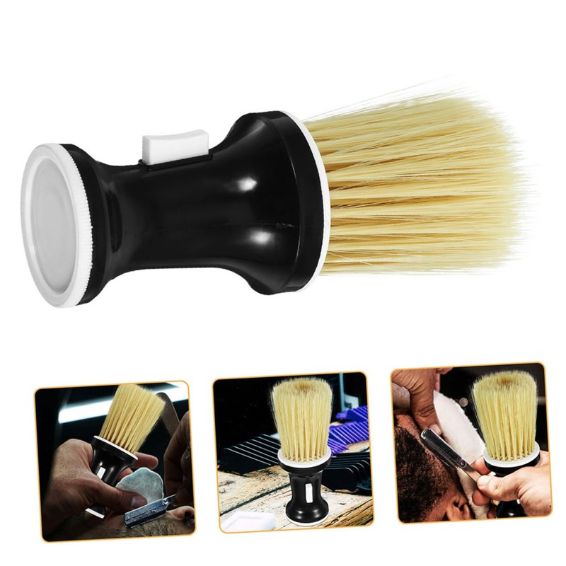 BIUDECO Haircut Brush Set 4pcs Barber Neck Brush Soft Bristle