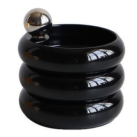 Rotating Jewelry Storage Box Melamine Multifunctional Multi Layer Jewelry Organizer Desktop Earring Necklace Holder Black