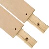 Wood Drawer Slides with 4 Pre-drilled Holes for Bottom/Center/Classic Mounted,