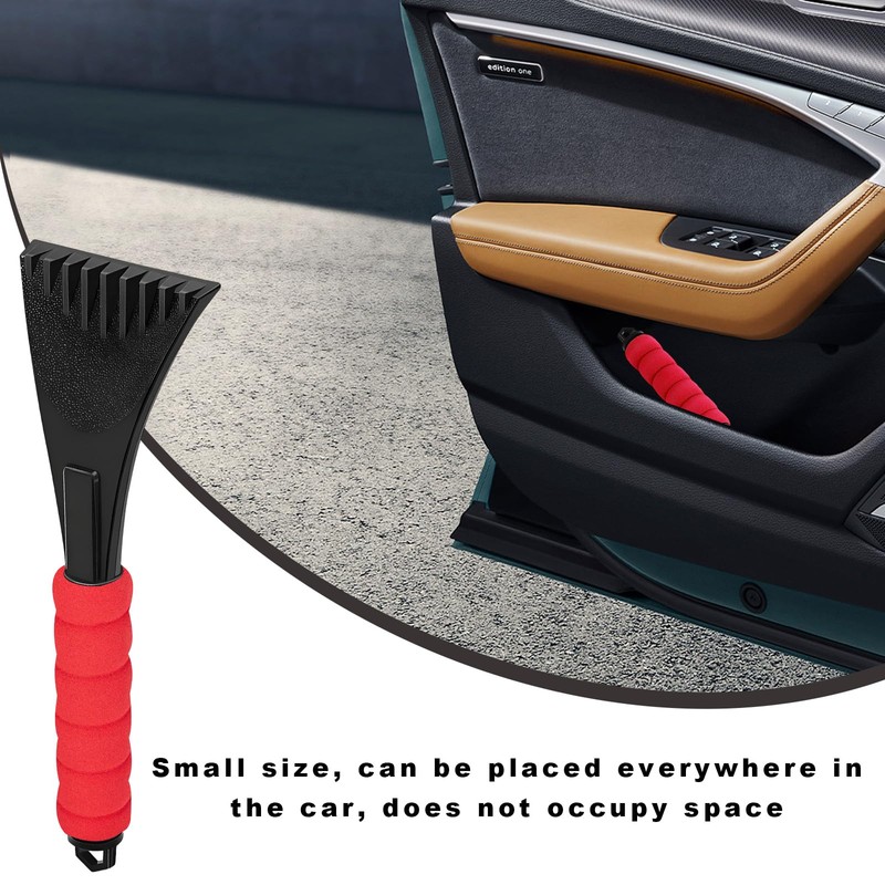 Gasedin 2 PCS Ice Scraper for Car Windshield, Scratch Free
