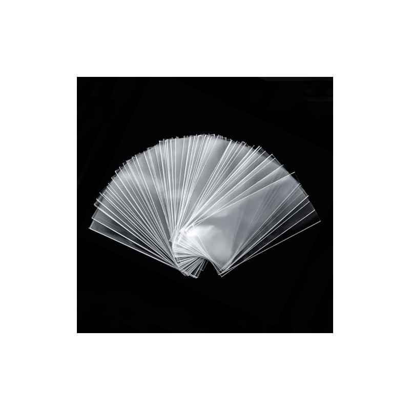 YOLCAR 100 Pack Clear Paper Money Holders, Dollar Bill Sleeves,