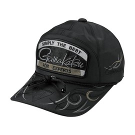 がまかつ(Gamakatsu) フィッシングキャップ(ワッペン) GM9112 ブラック×ブラック M